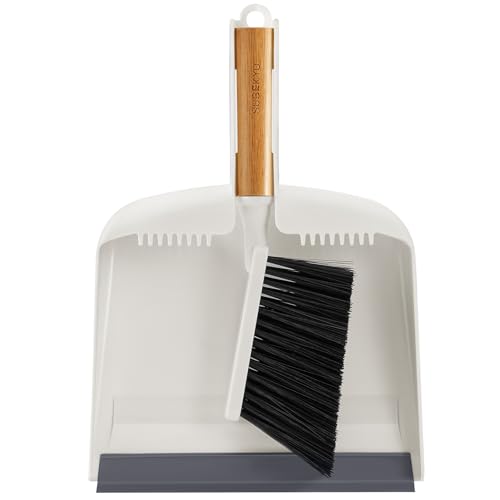 SUBEKYU Dustpan and Brush Set - Efficient Cleaning with Style