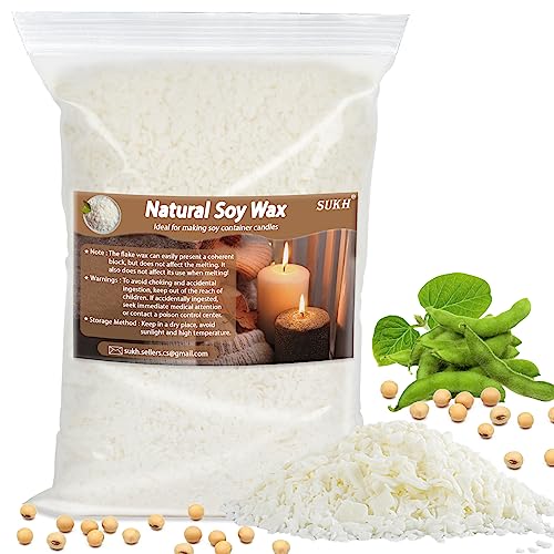 Sukh Soy Wax Flakes for Candle-Making - Create Your Own Handmade Candles