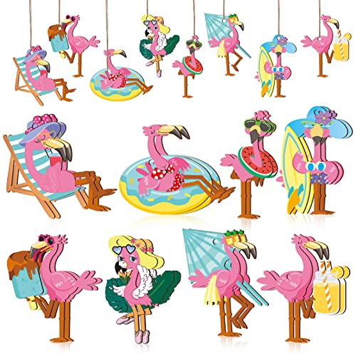 Summer Pink Flamingo Hanging Decorations by BOUMUSOE