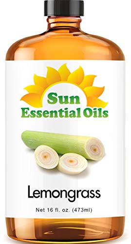 Sun Essential Oils 16oz - Lemongrass Essential Oil - 16 Fluid Ounces