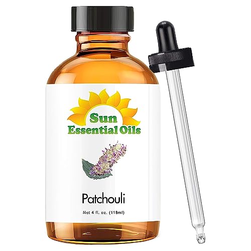 Sun Essential Oils 4oz - Patchouli Essential Oil - 4 Fluid Ounces