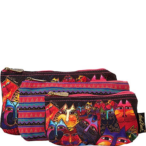 Sun 'N' Sand Women's, Laurel Burch Fantasticats 3 Piece Cosmetic Bag Set