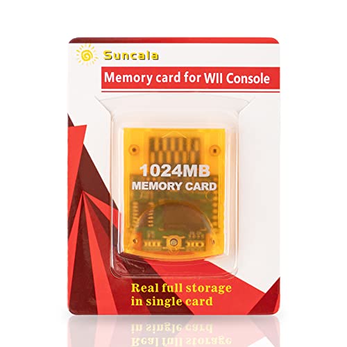 Suncala Memory Card for Nintendo Gamecube and Wii - 1024MB