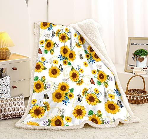 Sunflower Gifts Throw Blanket