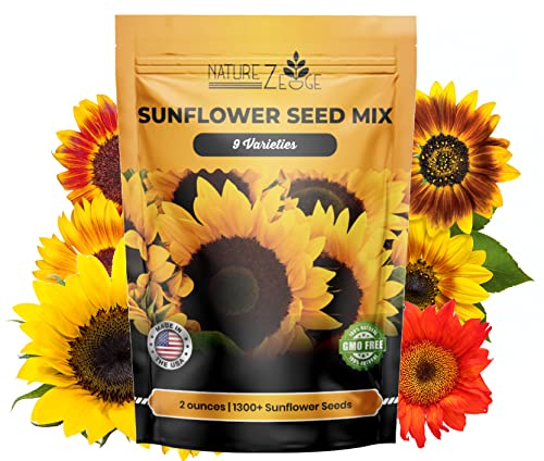 Sunflower Seeds Variety Pack - Get More Sunflower Seeds to Plant