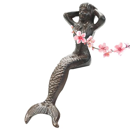 Sungmor Cast Iron Mermaid Statue