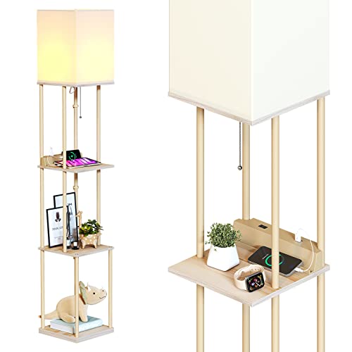 SUNMORY Shelves Floor Lamp