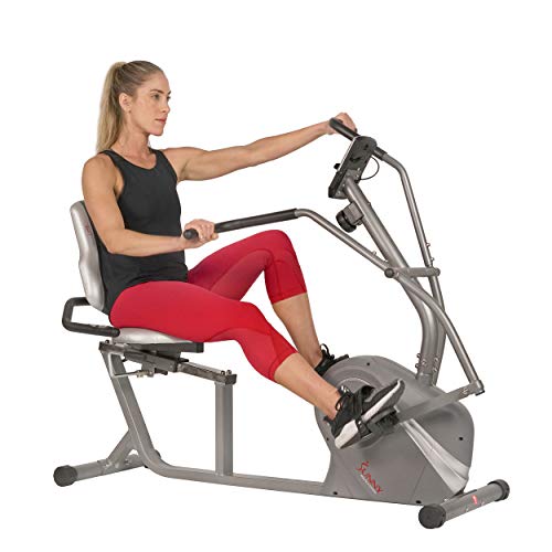 Sunny Recumbent Bike with Arm Exercisers - SF-RB4936