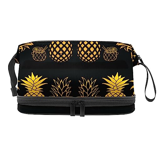 suojapuku Golden Pineapple Makeup Bag