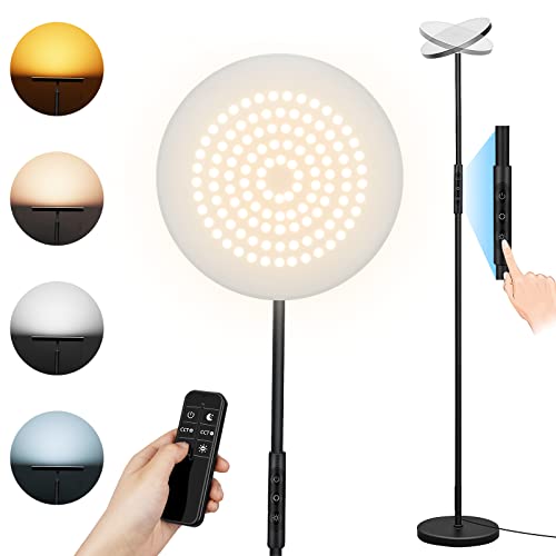 Super Bright LED Floor Lamp with Remote & Touch Control