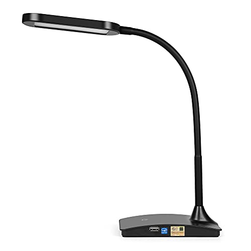 Super Bright Small Desk Lamp with USB Charging Port