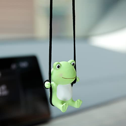 Super Cute Swinging Frog Car Mirror Hanging Ornament