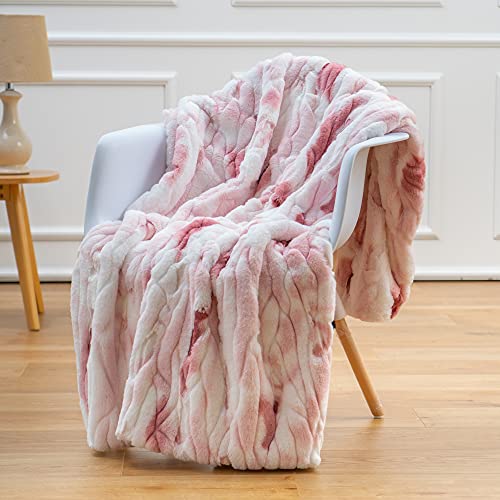 Super Soft Faux Fur Throw Blanket- Royal Luxury Cozy