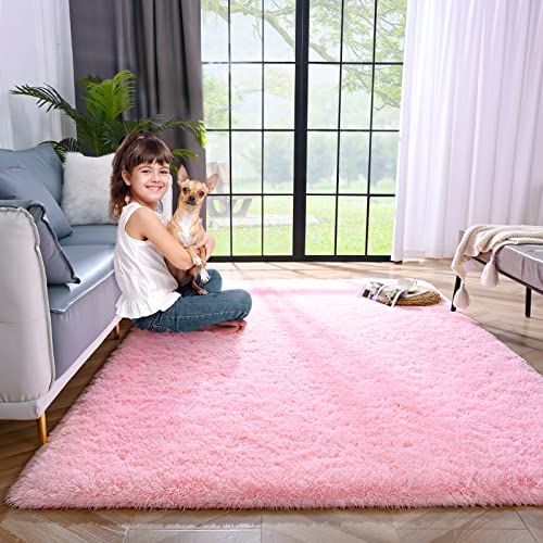 Super Soft Fluffy Fuzzy Furry Shag Rug for Bedroom