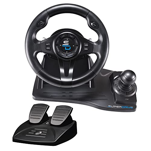 Superdrive - GS550 Steering Racing Wheel with Pedals and Vibration