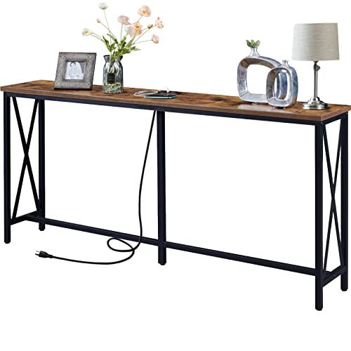 SUPERJARE 70 Inch Console Table