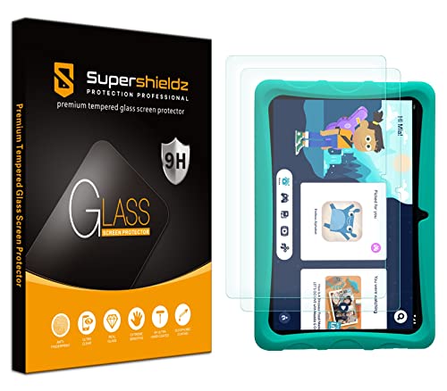 Supershieldz (2 Pack) Designed for Onn 10/10.1 inch Kids Tablet (2022, 3rd Gen) Screen Protector, (Tempered Glass) Anti Scratch, Bubble Free