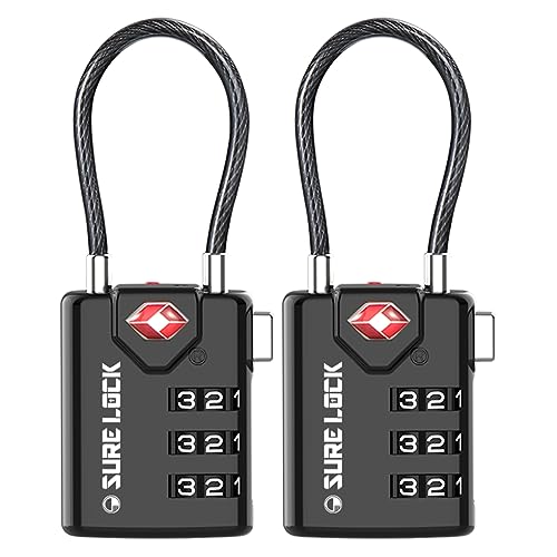 Sure Lock TSA Compatible Travel Luggage Locks