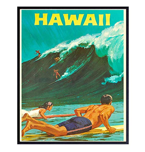 Surfing Wall Art - Hawaiian Wall Decor - Tropical Wall Decor