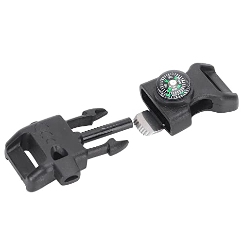Survival Whistle Buckle with Compass