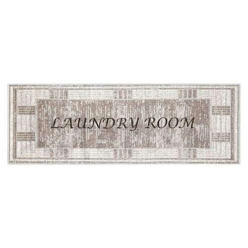 SUSSEXHOME Non-Slip Laundry Room Rug
