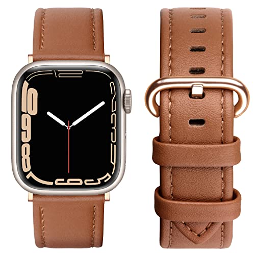 SWEES Leather Band for iWatch, Genuine Leather Replacement Strap