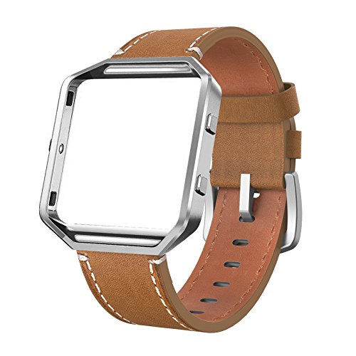 SWEES Leather Bands Compatible with Fitbit Blaze Smart Watch