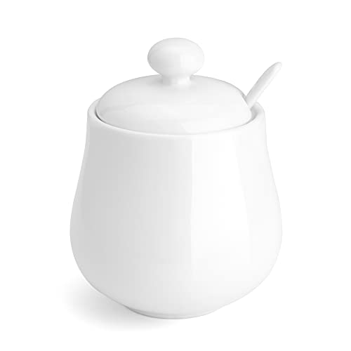 Sweese Porcelain Sugar Bowl with Spoon and Lid
