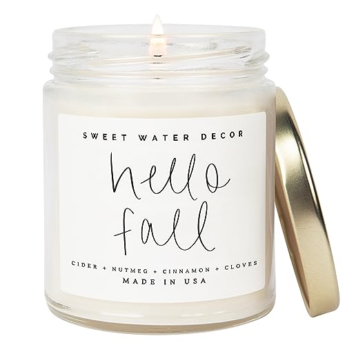 Sweet Water Decor Hello Fall Candle