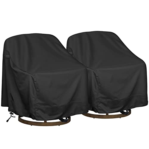 Swivel Lounge Chair Cover 2 Pack