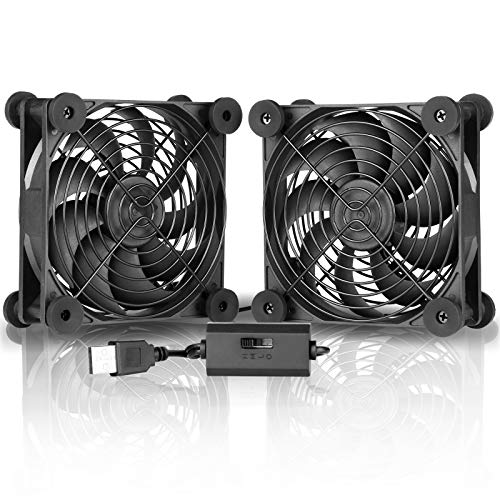 SXDOOL Quiet Dual 120mm USB PC Fan