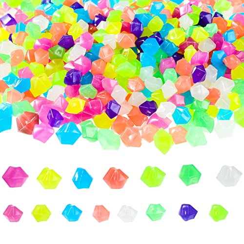  570 Pcs Fake Plastic Jewels Acrylic Gems Crystals