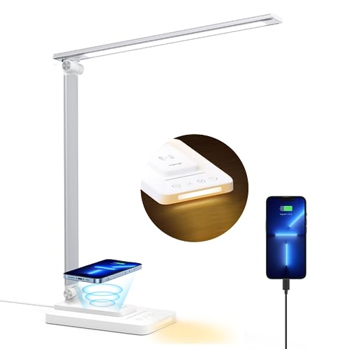 sympa Desk Lamp with Wireless Charger and Dimmable Light