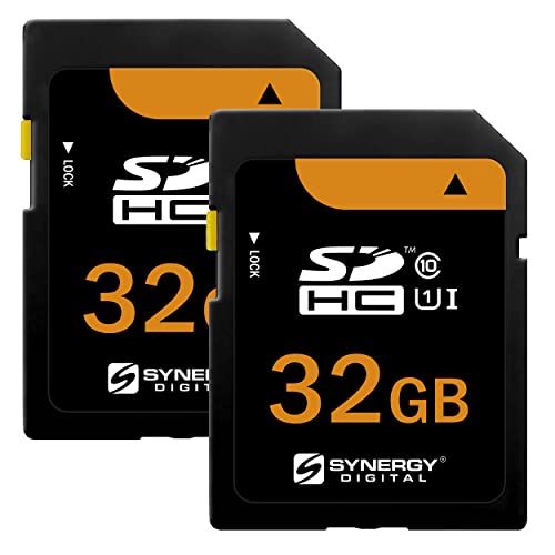 Synergy Digital 32GB Camera Memory Card - Pack of 2