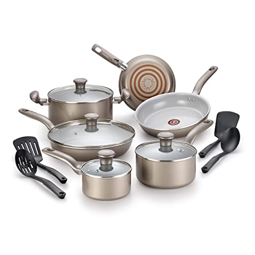 T-fal Initiatives Ceramic Nonstick Cookware Set