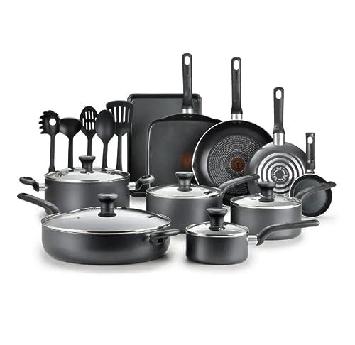 T-fal Nonstick Cookware Set - 20 Piece Pots and Pans