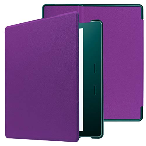 T Tersely Slimshell Case Cover for All-New Kindle Oasis (10th Generation, 2019 Release and 9th Generation, 2017 Release), Smart Cover with Auto Sleep/Wake for Amazon Kindle Oasis 7 inch (Purple)