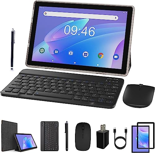 Tablet 2 in 1 with Keyboard, Mouse, and Stylus