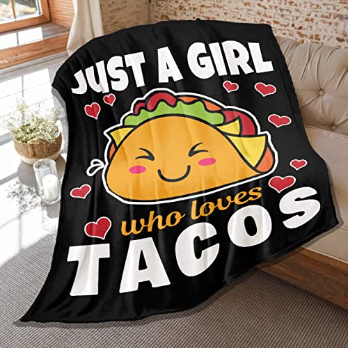 Taco Throw Blanket: Soft and Stylish Taco-Inspired Gift for Girls
