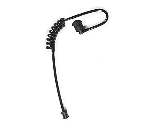 Tactical Ear Gadgets Coiled Acoustic Audio Tube - Black