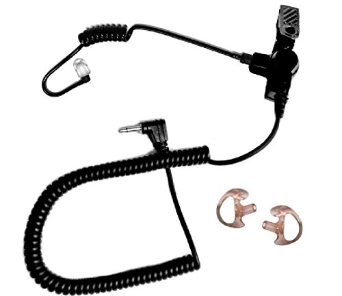 Tactical Ear Gadgets EP1089SC Fox 3.5mm Listen Only Earpiece with Black Acoustic Tube