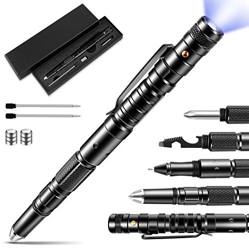 Tactical Pen with LED Flashlight - Multitool for Men