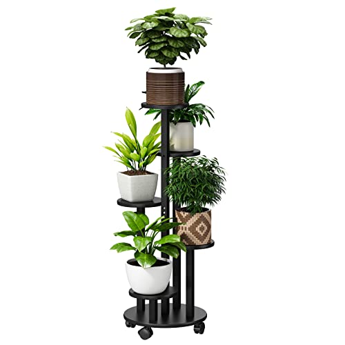 Tall Bamboo Movable Flower Stand