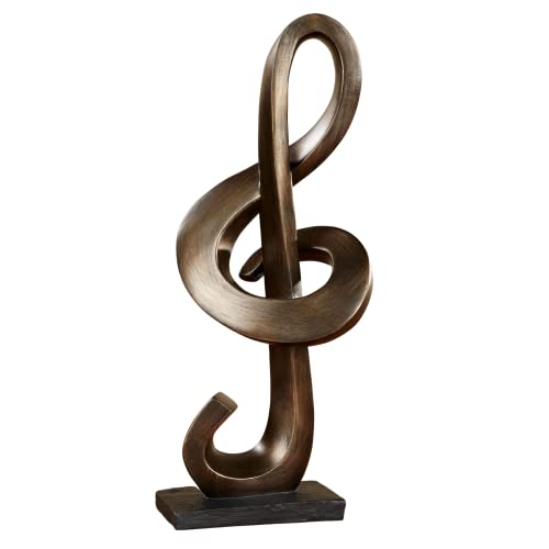 Tandie Treble Clef Music Table Sculpture