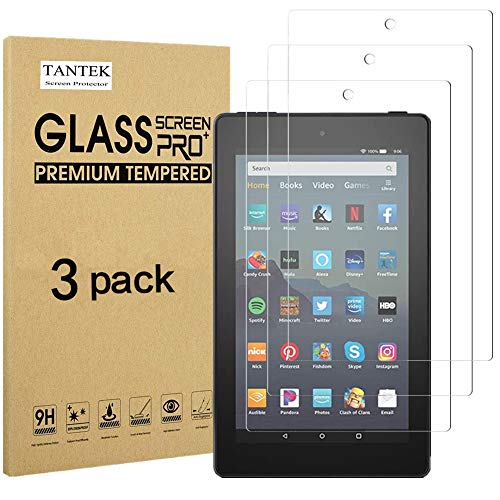 TANTEK 3-Pack Screen Protector for All-New Fire 7