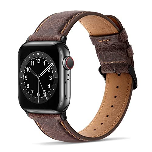 Tasikar Genuine Leather Apple Watch Band