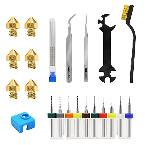 TASTE3D MK8 3D Printer Nozzle and Cleaning Kit