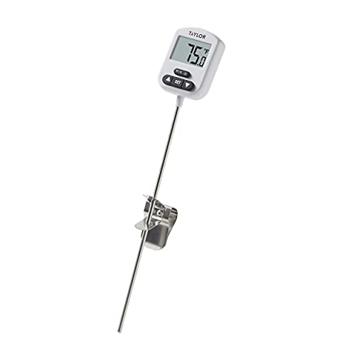 Taylor Candy and Deep Fry Thermometer with Programmable Alert System