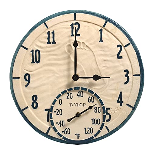 Taylor Indoor/Outdoor Clock and Thermometer
