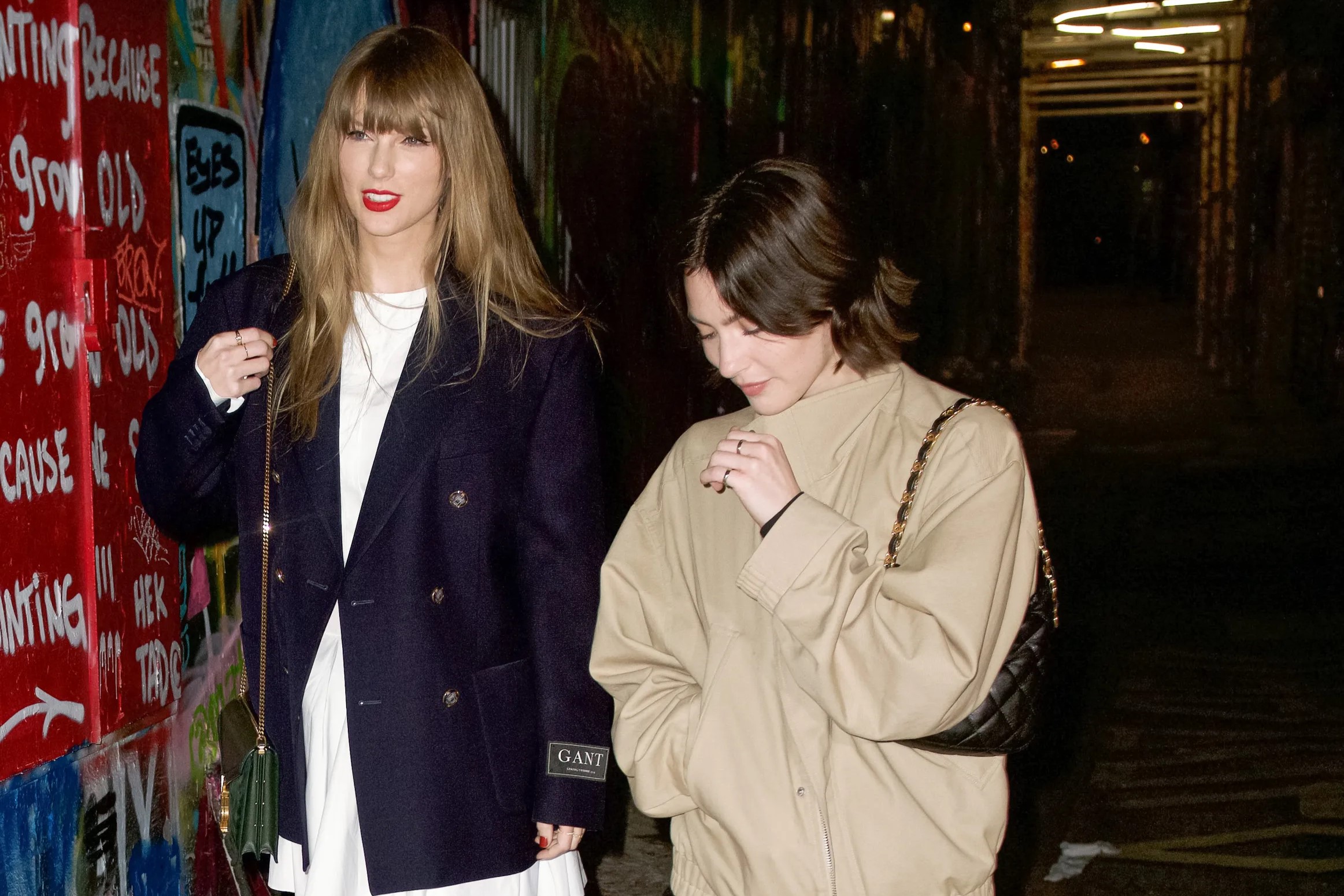 Taylor Swift Enjoys A Night Out With Friend Gracie Abrams In New York